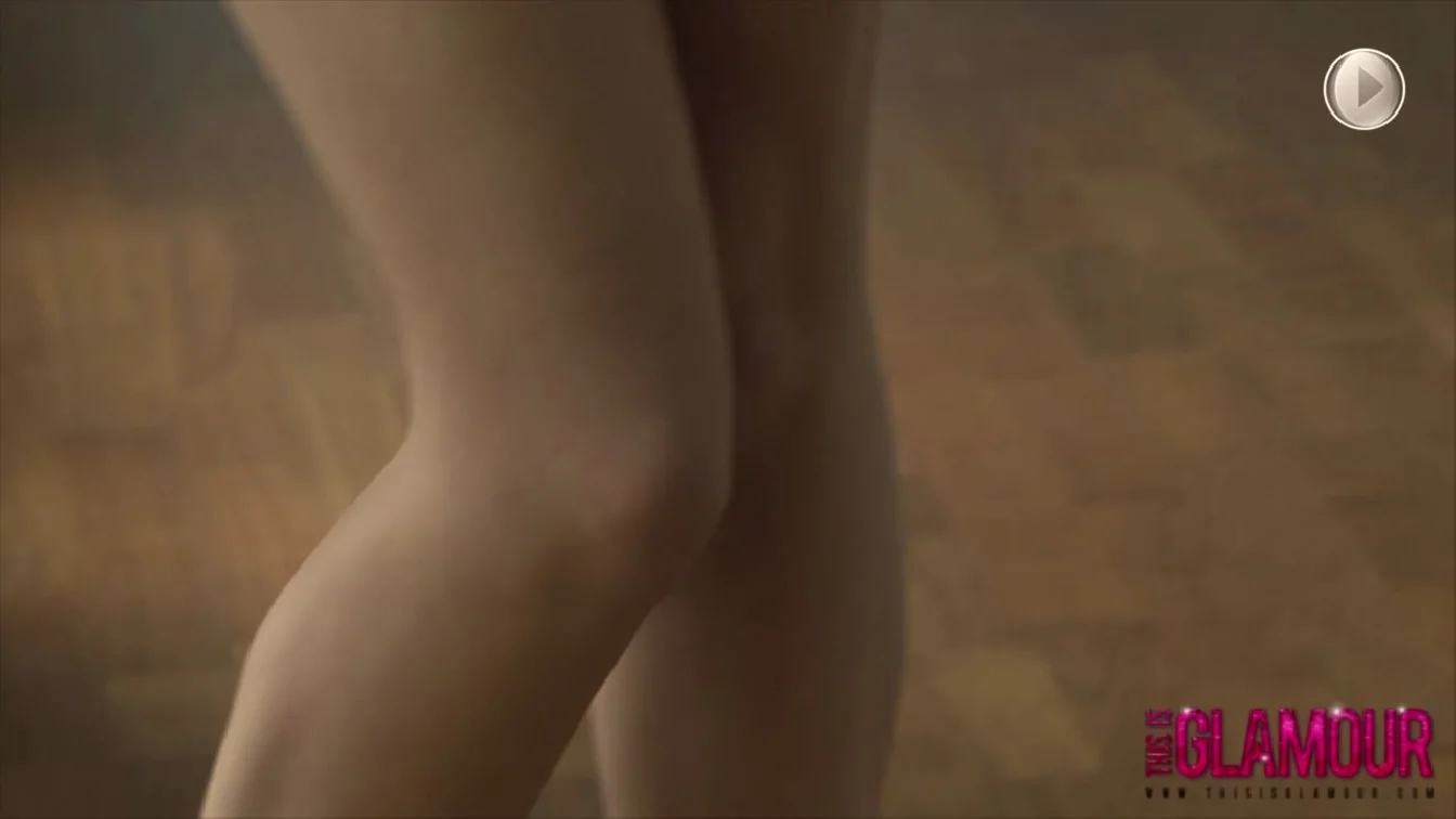 ThisIsGlamour Robyn Hunt Seduces In Bra Panties And White Stilettos BTS XXX